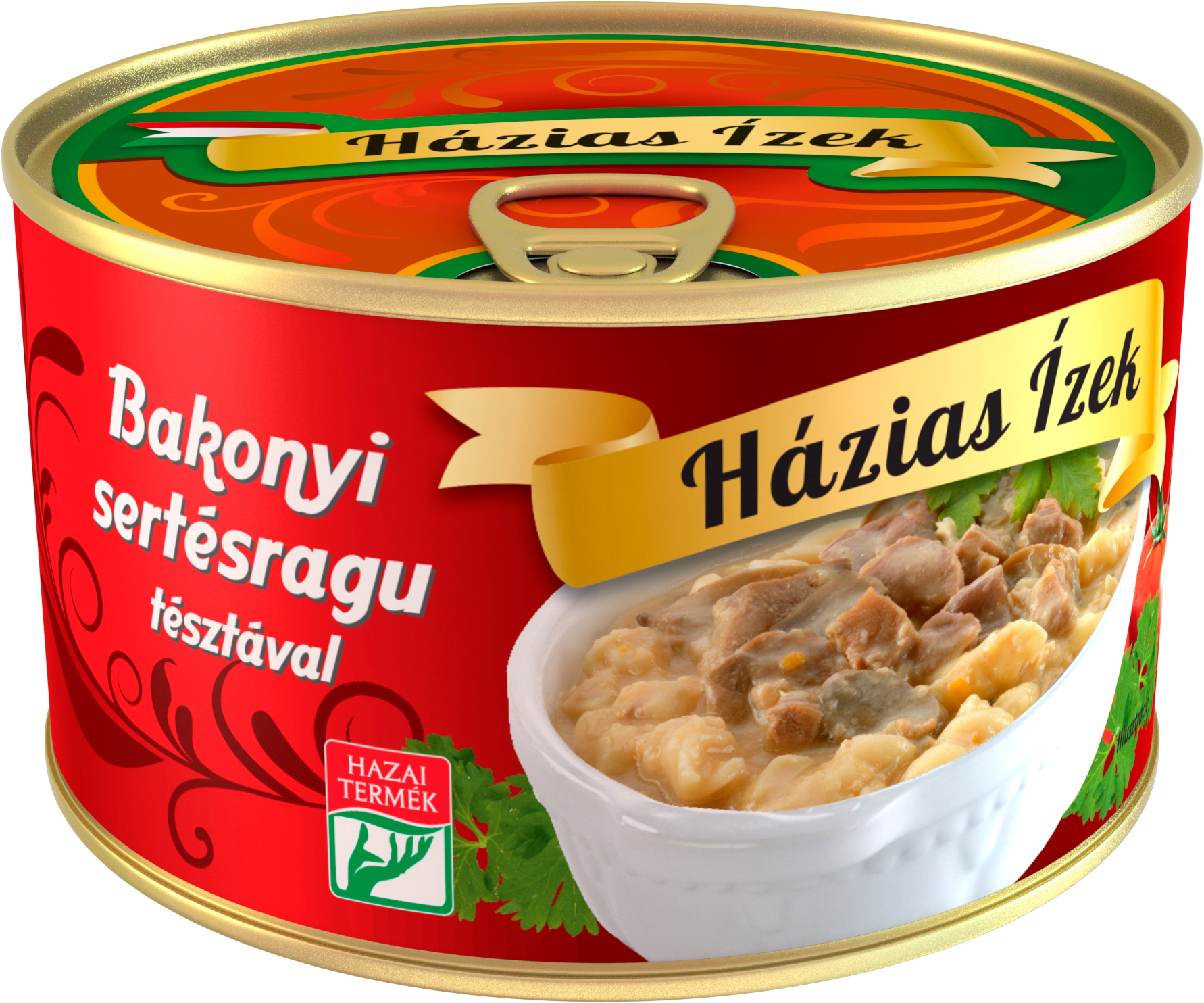 Házias Ízek Bakonyi sertésragu tésztával 400g